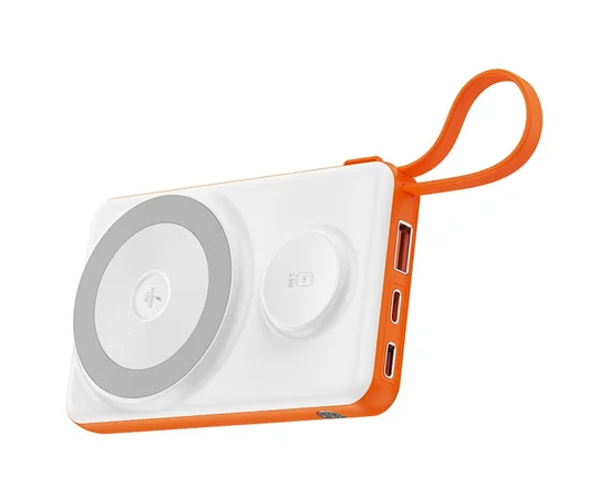 Портативное зарядное устройство Power Bank WIWU Wi-P007 c БЗУ 10000 mAh White