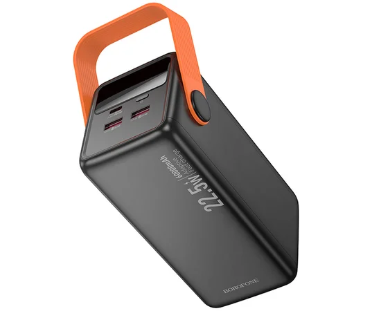 Портативное ЗУ Power Bank BOROFONE BJ66B Magnifico 22.5W+PD20W 60000 mAh Black