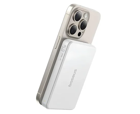Портативное ЗУ Power Bank Baseus EnerFill FM11 Ultra-Mini 22.5W с БЗУ 10000mAh (P1008210E123) White