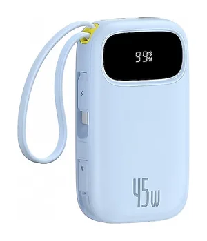 Портативне ЗУ Power Bank Baseus EnerFill FC31 PD22.5W with cables 20000 mAh (PPQD3) Galaxy Blue