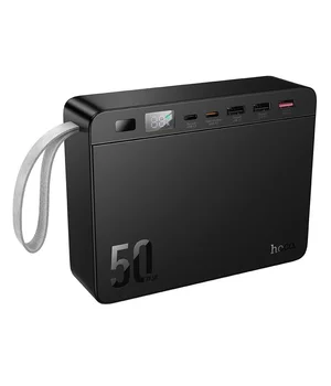 Портативное ЗУ Power Bank Hoco J166 Carretera 22.5W+PD20W+lighting 50000 mAh Black