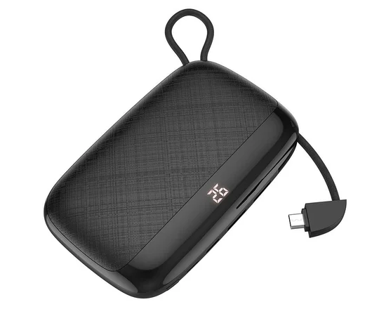 Портативное зарядное устройство Power Bank Hoco S29 for MicroUSB 10000 mAh Черный