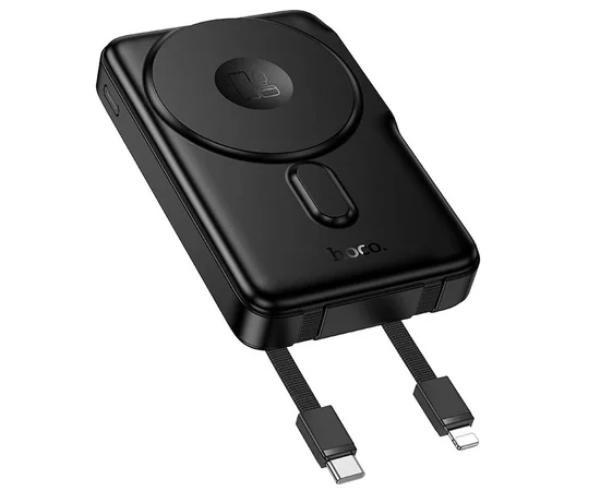 Портативное ЗУ Power Bank Hoco Q48 Core PD20W с БЗУ+iWatch 10000 mAh Black