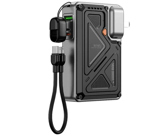Портативное ЗУ Power Bank WIWU Wi-P057 Knight 22.5W+PD35W 10000 mAh Black