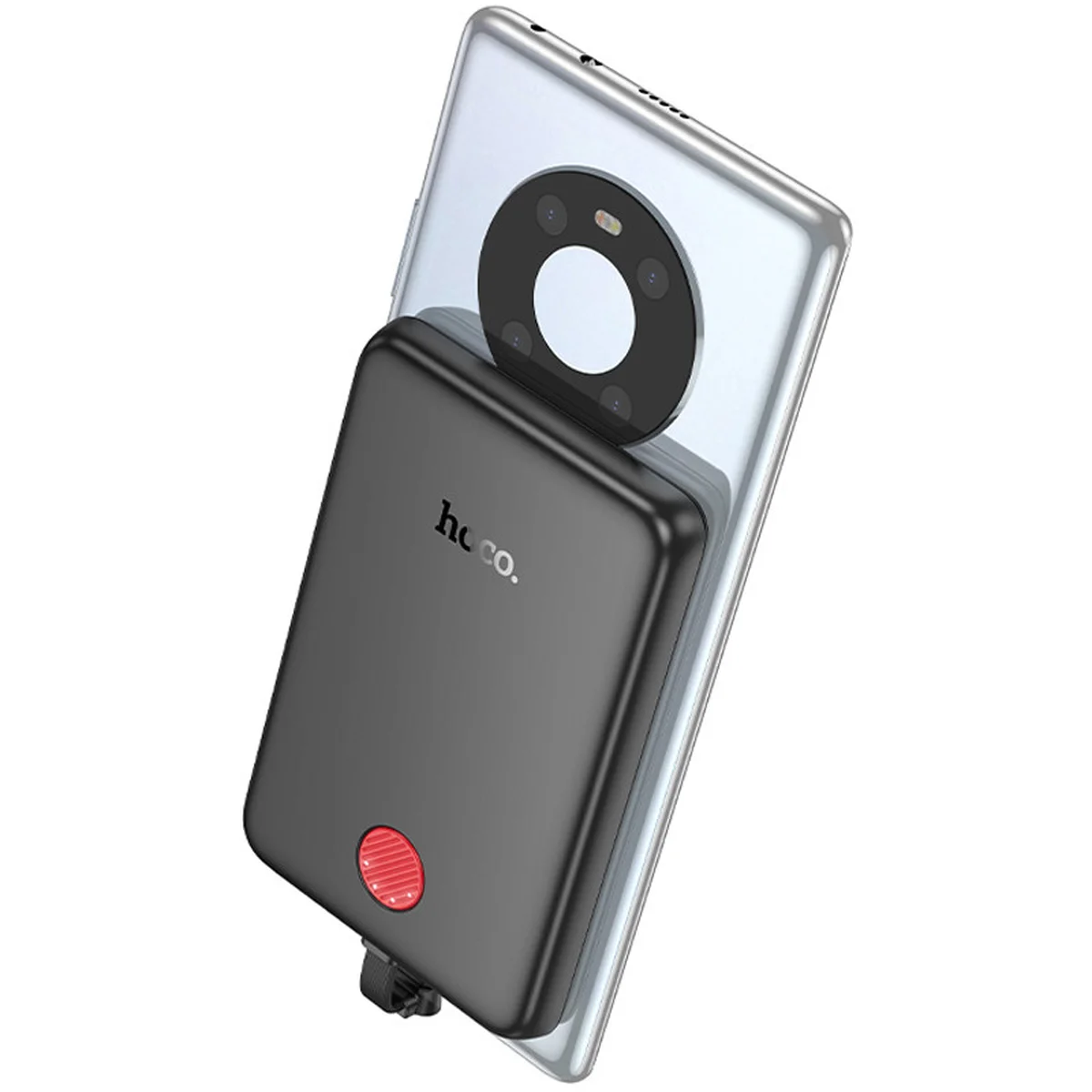 Портативное ЗУ Power Bank Hoco J133 Triumph PD20W с БЗУ + Type-C 5000 mAh Black