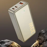Портативное ЗУ Power Bank Hoco Q27 Jewel 33W 10000 mAh Titanium gold