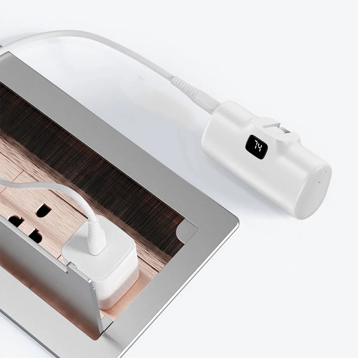 Портативное ЗУ Power Bank WIWU Wi-P017-L Lightning 5000 mAh White