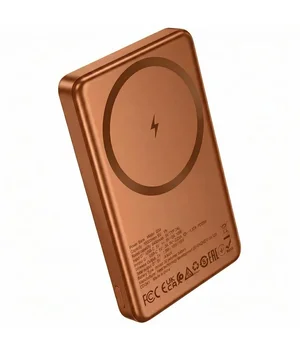 Портативное ЗУ Power Bank Hoco Q34 Clever PD20W с БЗУ 10000 mAh Orange