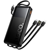 Портативное ЗУ Power Bank Hoco J156 Founder 22.5W+PD20W with 4 cables 10000 mAh Black