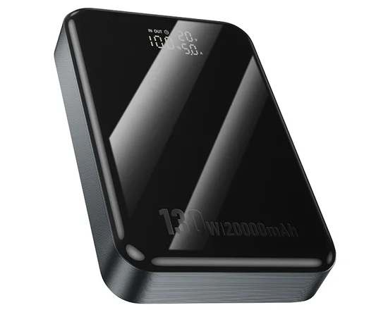 Портативное ЗУ Power Bank Hoco Q30A Fast charge 130W 20000 mAh Metal gray