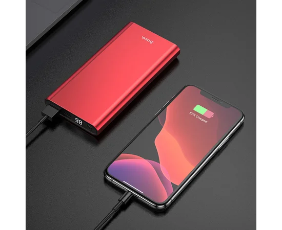 Портативное зарядное устройство Power Bank Hoco J68 10000 mAh Красный