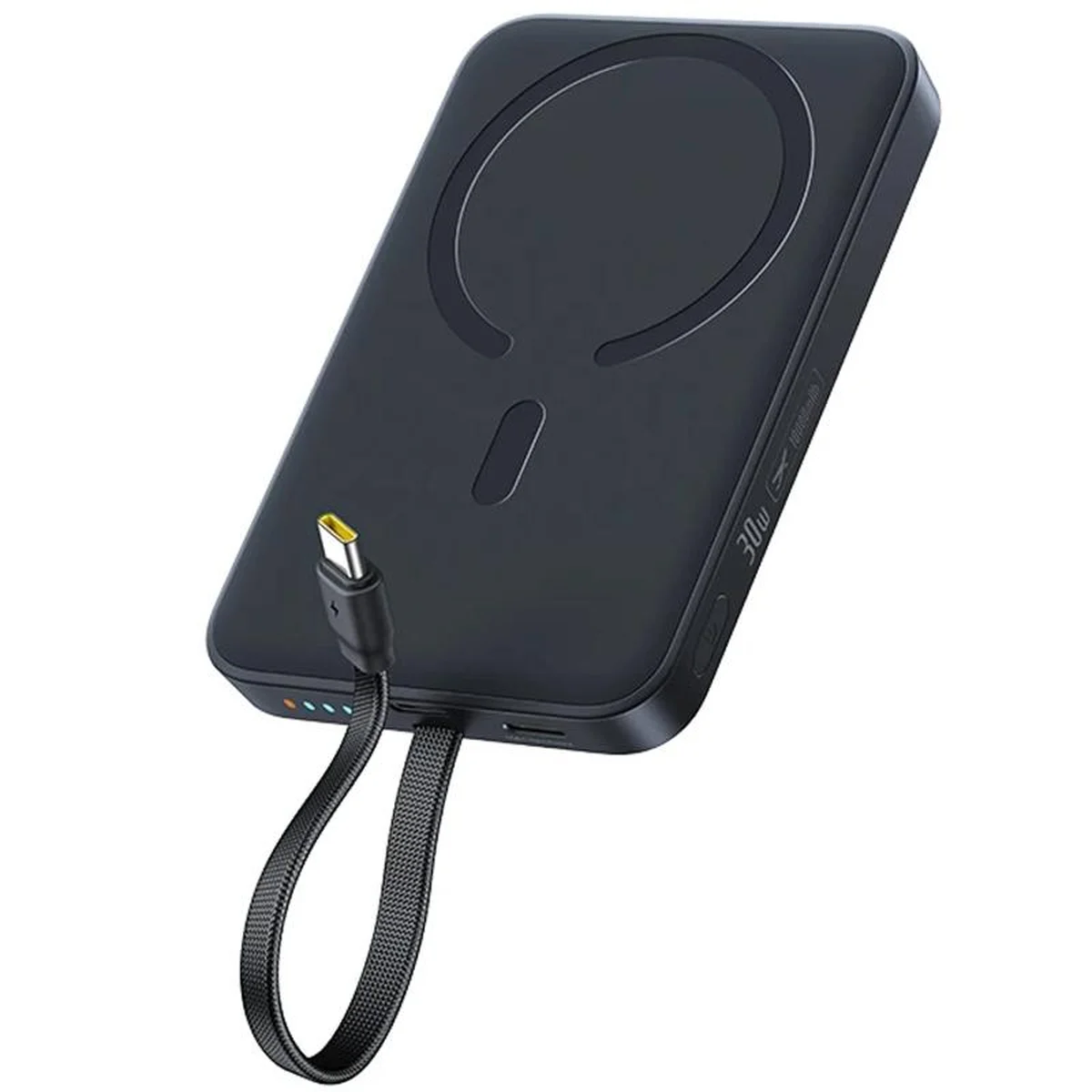 Портативное ЗУ Power Bank Baseus EnerFill FM11 30W с БЗУ with cable 10000mAh (E00289) Cosmic Black