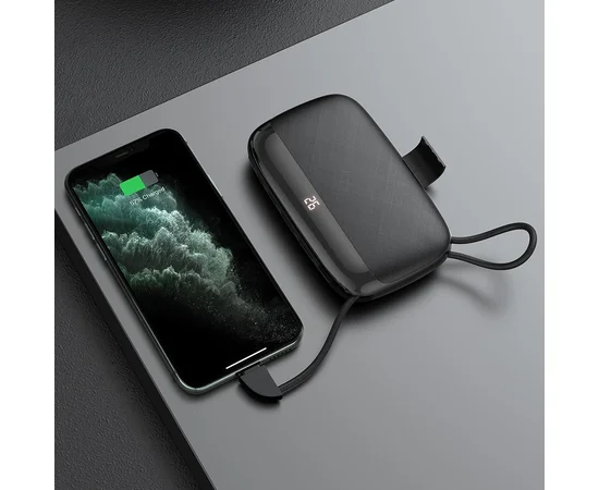 Портативное зарядное устройство Power Bank Hoco S29 for MicroUSB 10000 mAh Черный