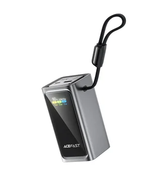 Портативное ЗУ Power Bank Acefast M33 100W 20000 mAh Metal gray
