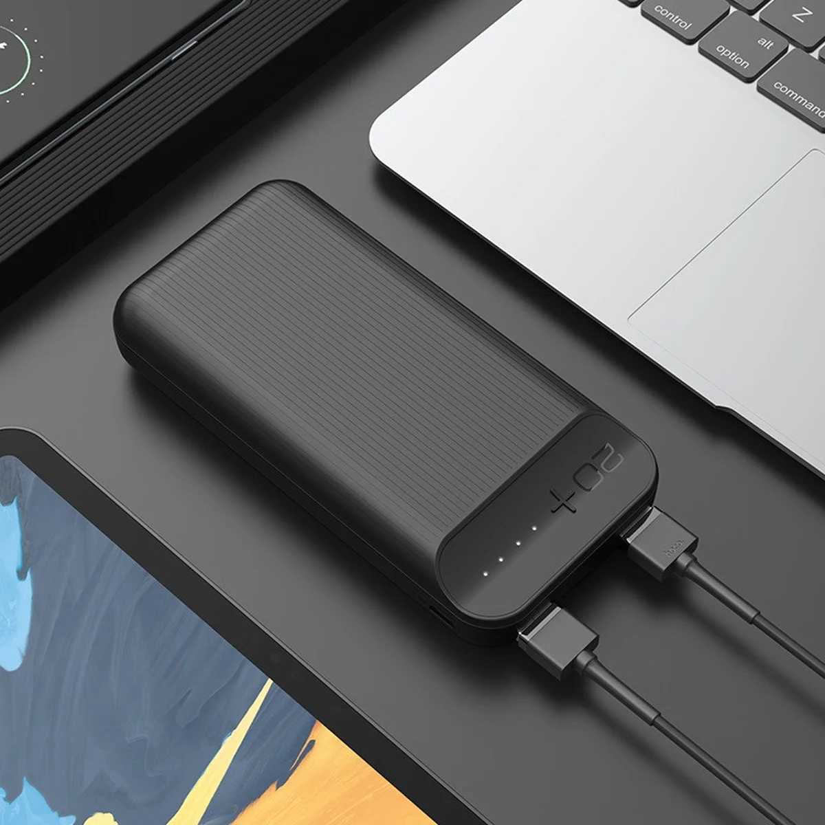 Портативное зарядное устройство Power Bank Hoco J52A "New Joy" 20000 mAh Черный