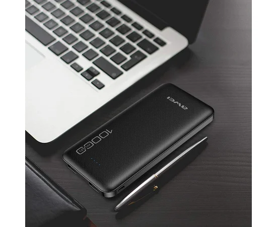 Портативное зарядное устройство AWEI P28K 10000mAh Черный