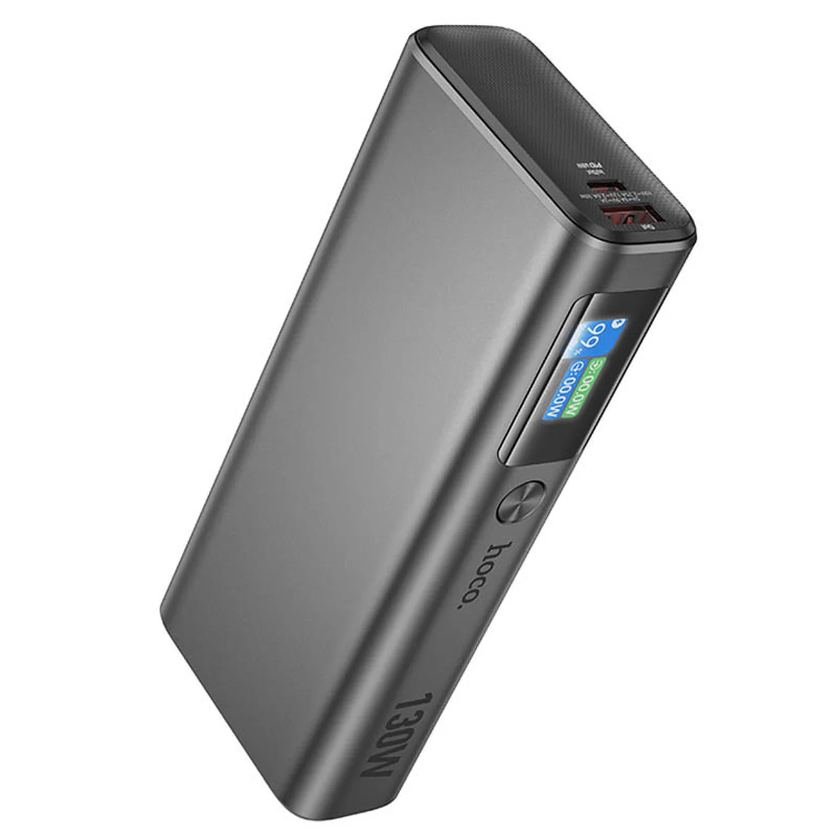 Портативне ЗУ Power Bank Hoco Q17B Electric 130W 20000 mAh Space Gray