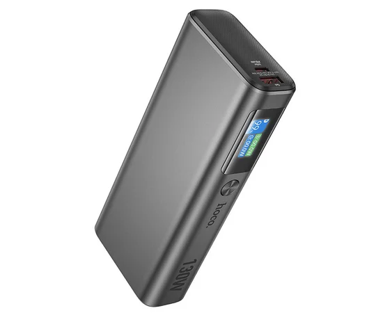 Портативное ЗУ Power Bank Hoco Q17B Electric 130W 20000 mAh Space Gray