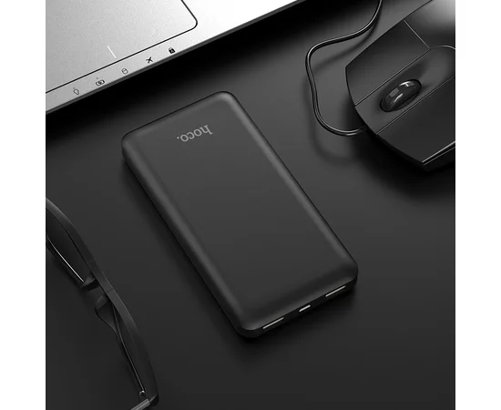Портативное зарядное устройство PowerBank Hoco J26  Simple Energy 10000 mAh Черный