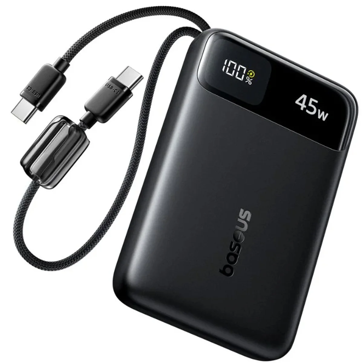 Портативное ЗУ Power Bank Baseus EnerFill FC11 PD45W with cables 10000 mAh (E00310) Cosmic Black