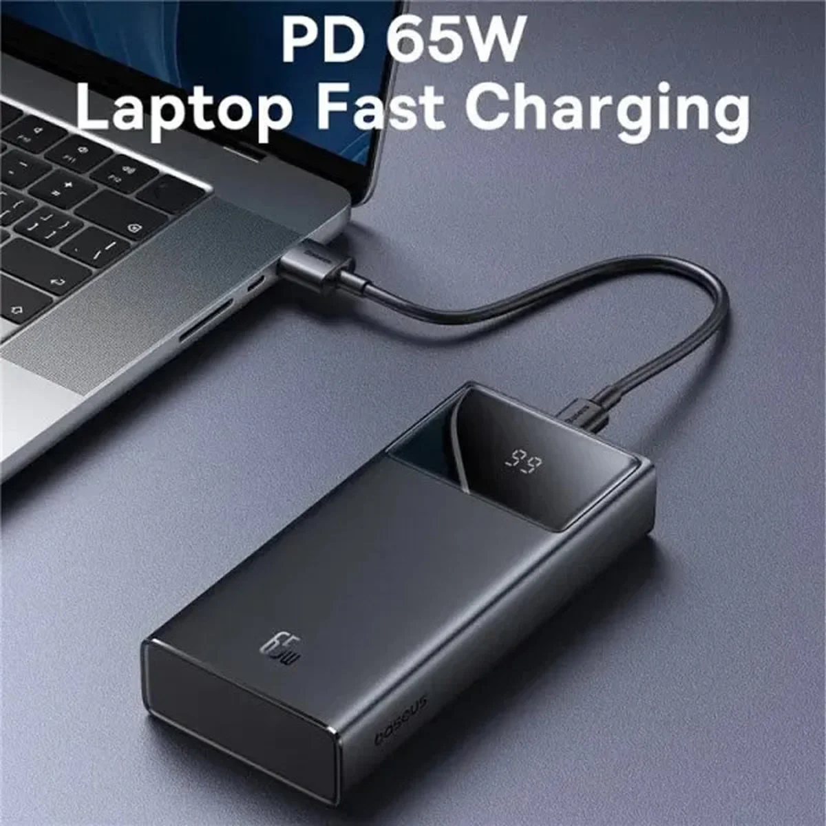 Портативное зарядное устройство Baseus Star-Lord Digital Display 65W 20000 mAh (P10022906113-00) Cluster Black