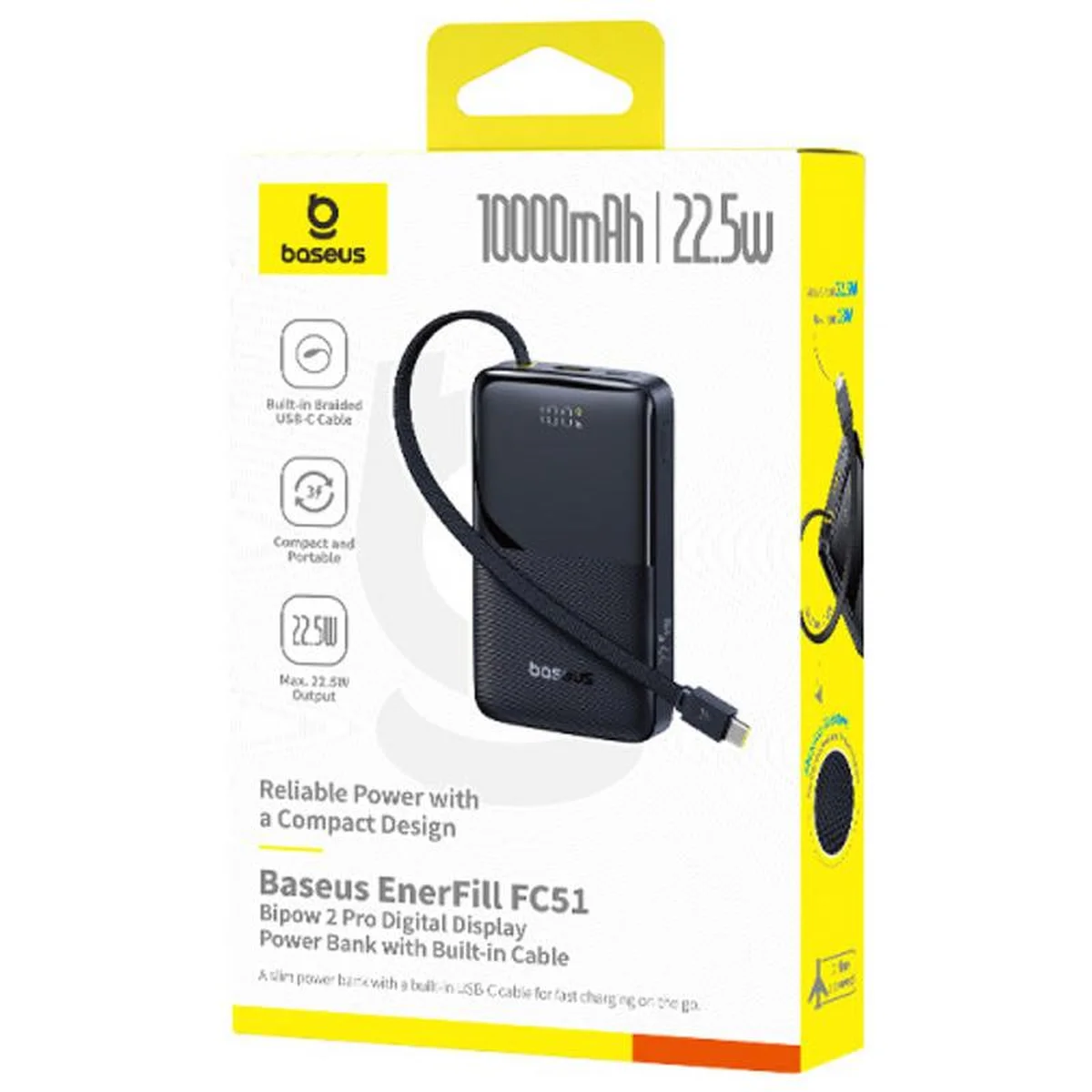 Портативное ЗУ Power Bank Baseus EnerFill Bipow2 Pro 22.5W 10000 mAh (E0027601) Black