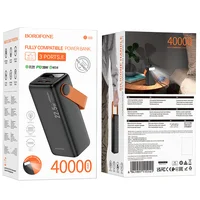 Портативное ЗУ Power Bank BOROFONE BJ66 Magnifico 22.5W+PD20W 40000 mAh Black