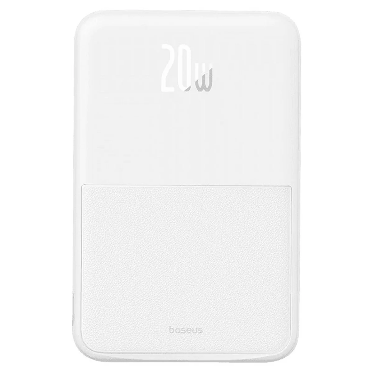 Портативное зарядное устройство Power Bank Baseus MagPro Magnetic Bracket 20W с БЗУ 5000mAh PPCXZ05 White