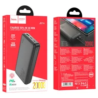 Портативне ЗУ Power Bank Hoco J87A Tacker PD20W+QC3.0 20000 mAh Чорний