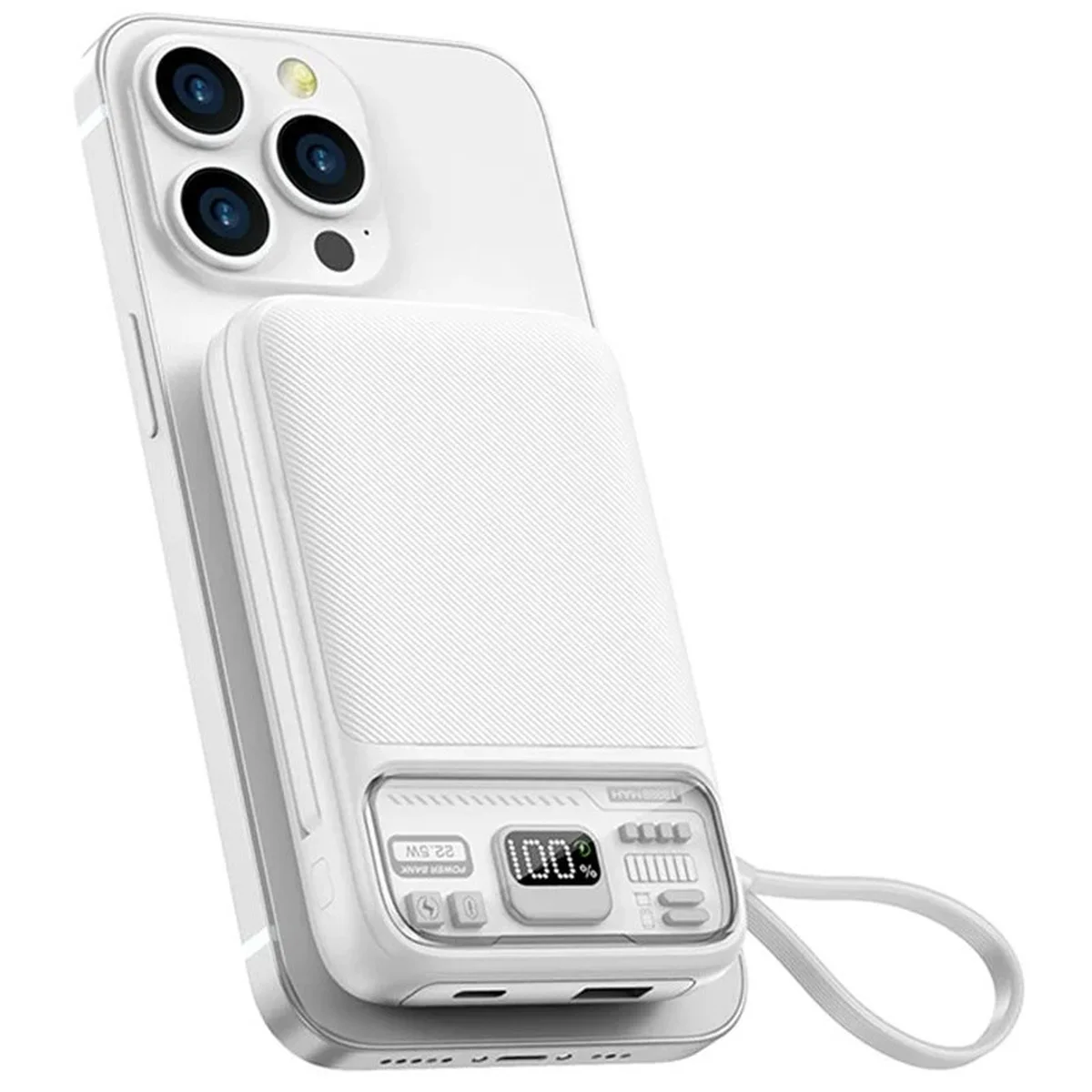 Портативное ЗУ Power Bank WIWU Wi-P016 с БЗУ 22.5W 10000 mAh White