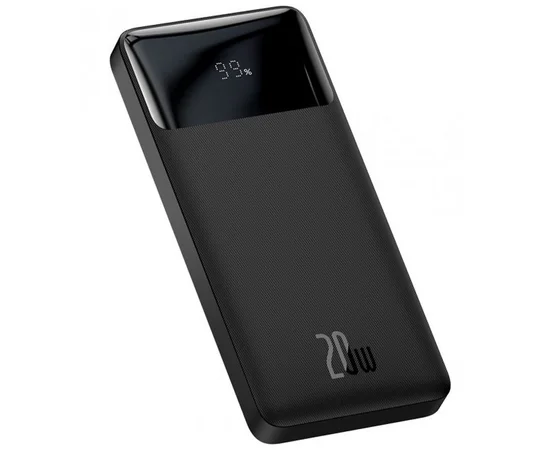 Портативное зарядное устройство Baseus Bipow Digital Display 20W 10000mAh Черный