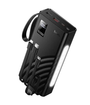 Портативне ЗУ Power Bank Hoco J155 Shine 22.5W+PD20W з 4 cables 20000 mAh Black