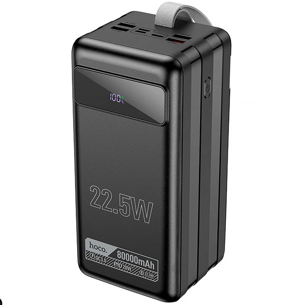 Портативное ЗУ Power Bank Hoco DB50 Great 22.5W 80000 mAh Black