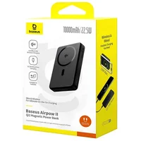 Портативное ЗУ Power Bank Baseus EnerFill FM11 Ultra-Mini 22.5W с БЗУ 10000mAh (P1008210E123) Black