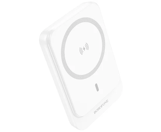 Портативное ЗУ Power Bank BOROFONE BJ63A Nimble PD20W с БЗУ 10000 mAh White