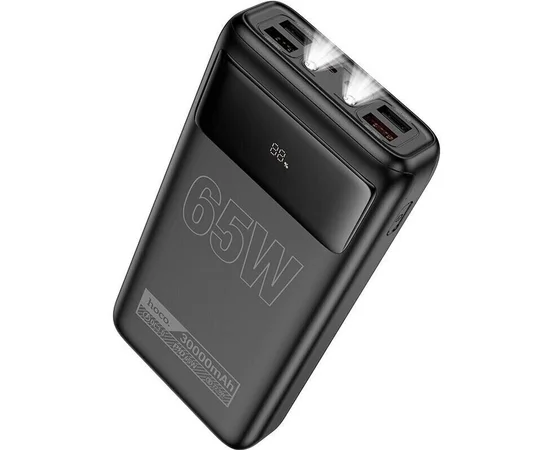 Портативное ЗУ Power Bank Hoco DB81 Apollo PD65W 30000 mAh Black