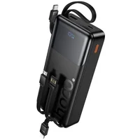 Портативное ЗУ Power Bank Hoco J156A Founder 22.5W+PD20W with 4 cables 20000 mAh Black