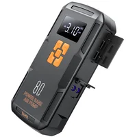 Пусковое устройство (бустер) для автомобиля Hoco QS2 Land Jump Starter and Air Pump 8000 mAh Black