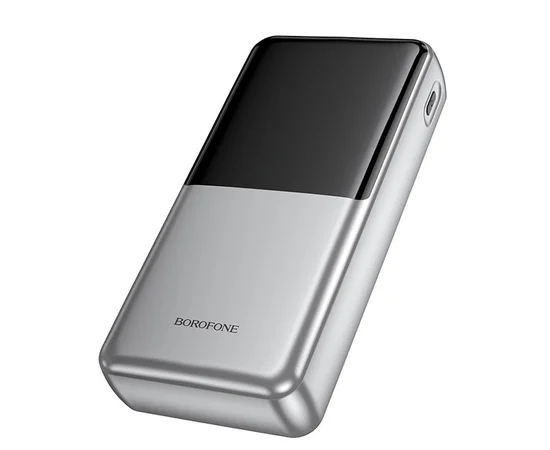 Портативное ЗУ Power Bank BOROFONE BJ75A Foinse 22.5W+PD20W with display 20000 mAh Silver