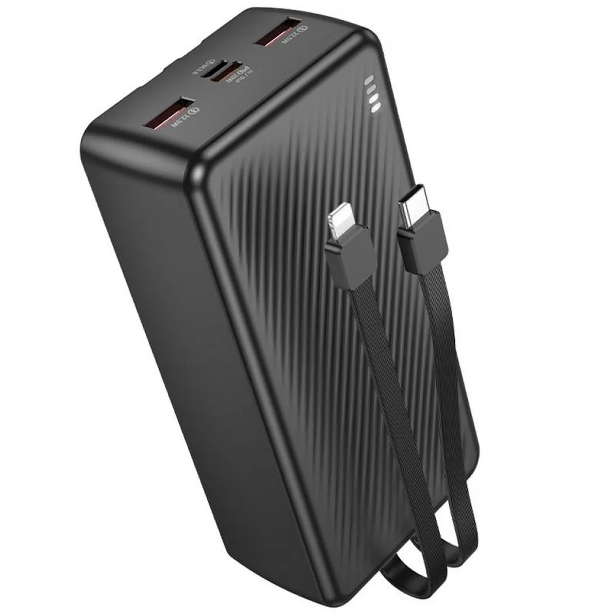 Портативное ЗУ Power Bank Borofone BJ57B Graceful 22.5W+PD20W with cable 30000 mAh Black
