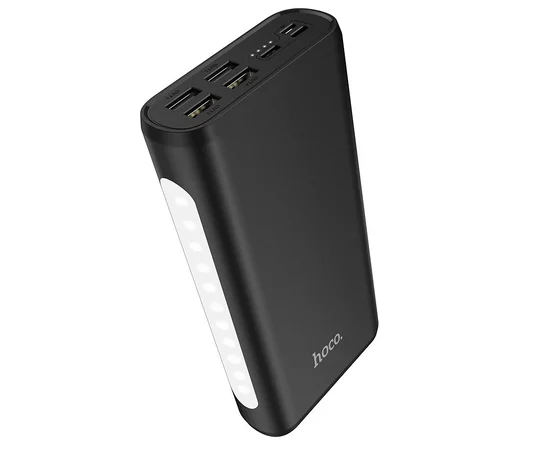 Портативное зарядное устройство Power Bank Hoco J60 Snowflake 30000 mAh Черный