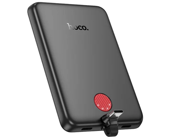 Портативное ЗУ Power Bank Hoco J133 Triumph PD20W с БЗУ + Type-C 5000 mAh Black