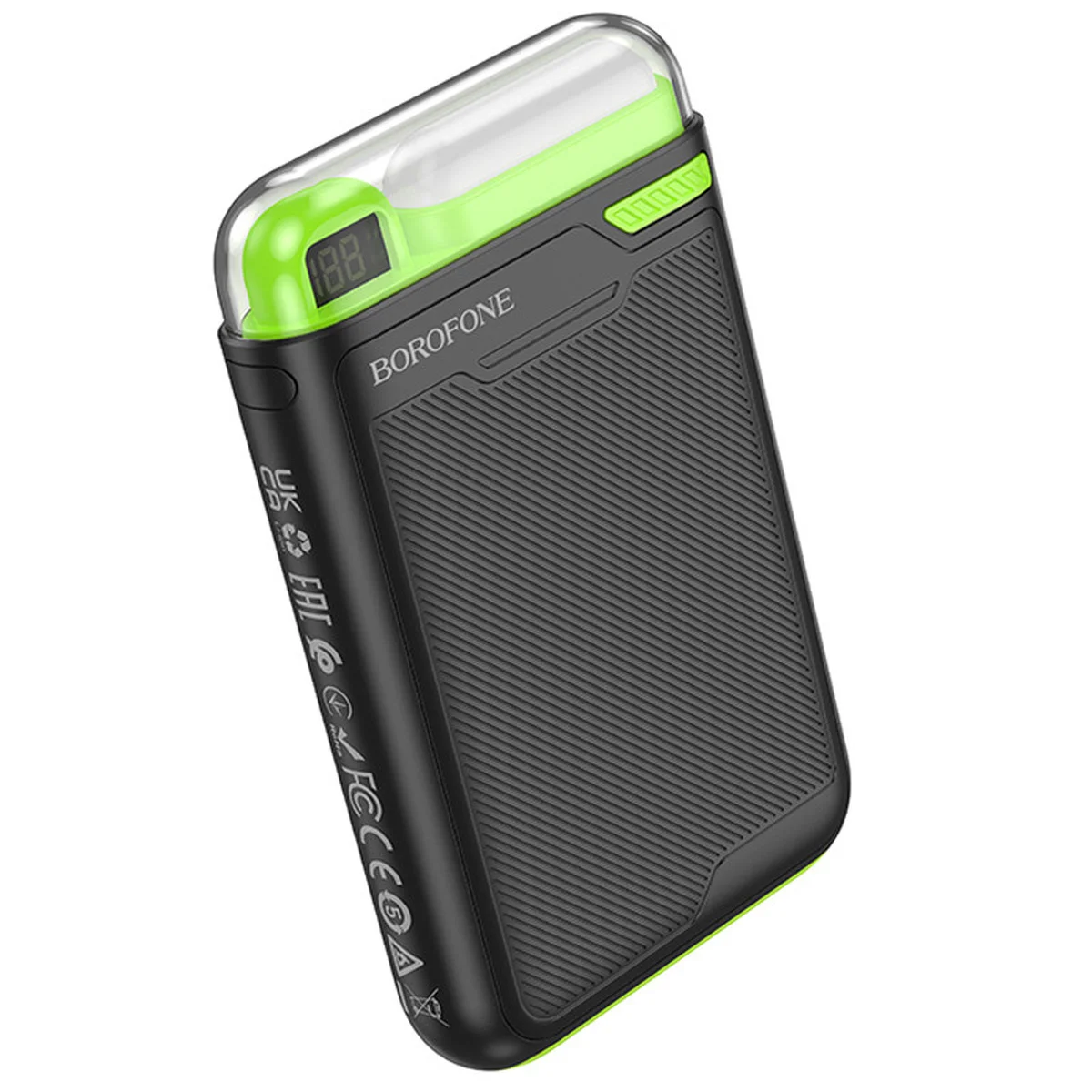 Портативное ЗУ Power Bank BOROFONE BJ69 Skillful PD20W с БЗУ 10000 mAh Black