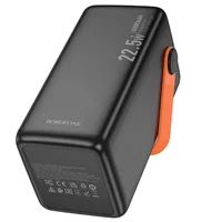 Портативное ЗУ Power Bank BOROFONE BJ66B Magnifico 22.5W+PD20W 60000 mAh Black