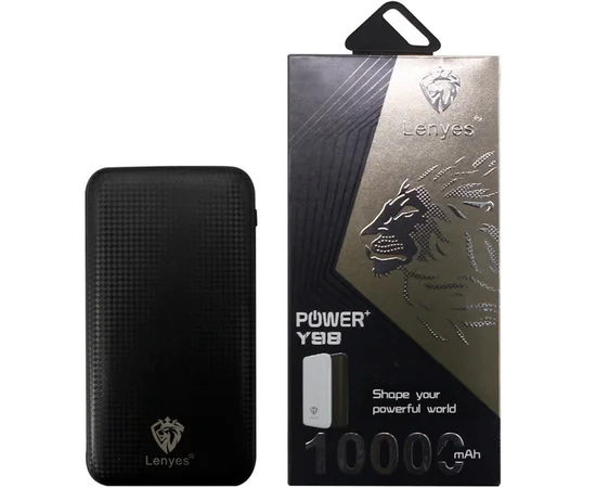 Портативное зарядное устройство Lenyes Y98 (10000 mAh) Черный