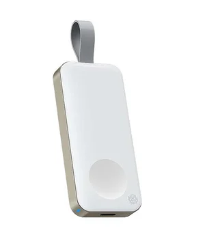 Портативное зарядное устройство Power Bank WIWU Wi-M19 For Apple Watch 1200 mAh White Портативное зарядное устройство Power Bank WIWU Wi-M19 For Apple Watch 1200 mAh White