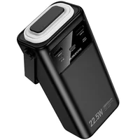 Портативное ЗУ Power Bank Borofone BJ65 High 22.5W+PD20W with cable 30000 mAh Black
