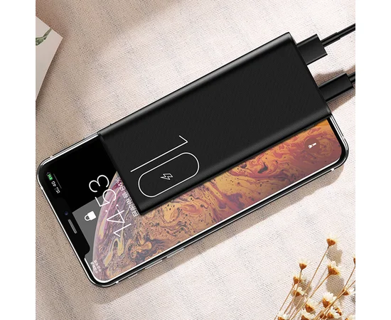 Портативное зарядное устройство Usams US-CD93 Dual USB Mini (10000mAh) Черный