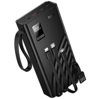 Портативное ЗУ Power Bank Hoco J155 Shine 22.5W+PD20W with 4 cables 20000 mAh Black