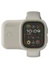 Портативное ЗУ Charging Soft Case for Apple Watch 44/45mm 1200 mAh Moon White